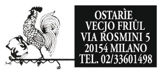 Osteria Vecjo Friul - via Rosmini 5 - Milano